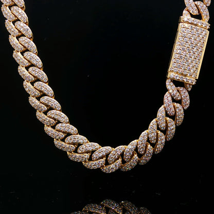 10MM Lab Diamond Cuban Chain 18”