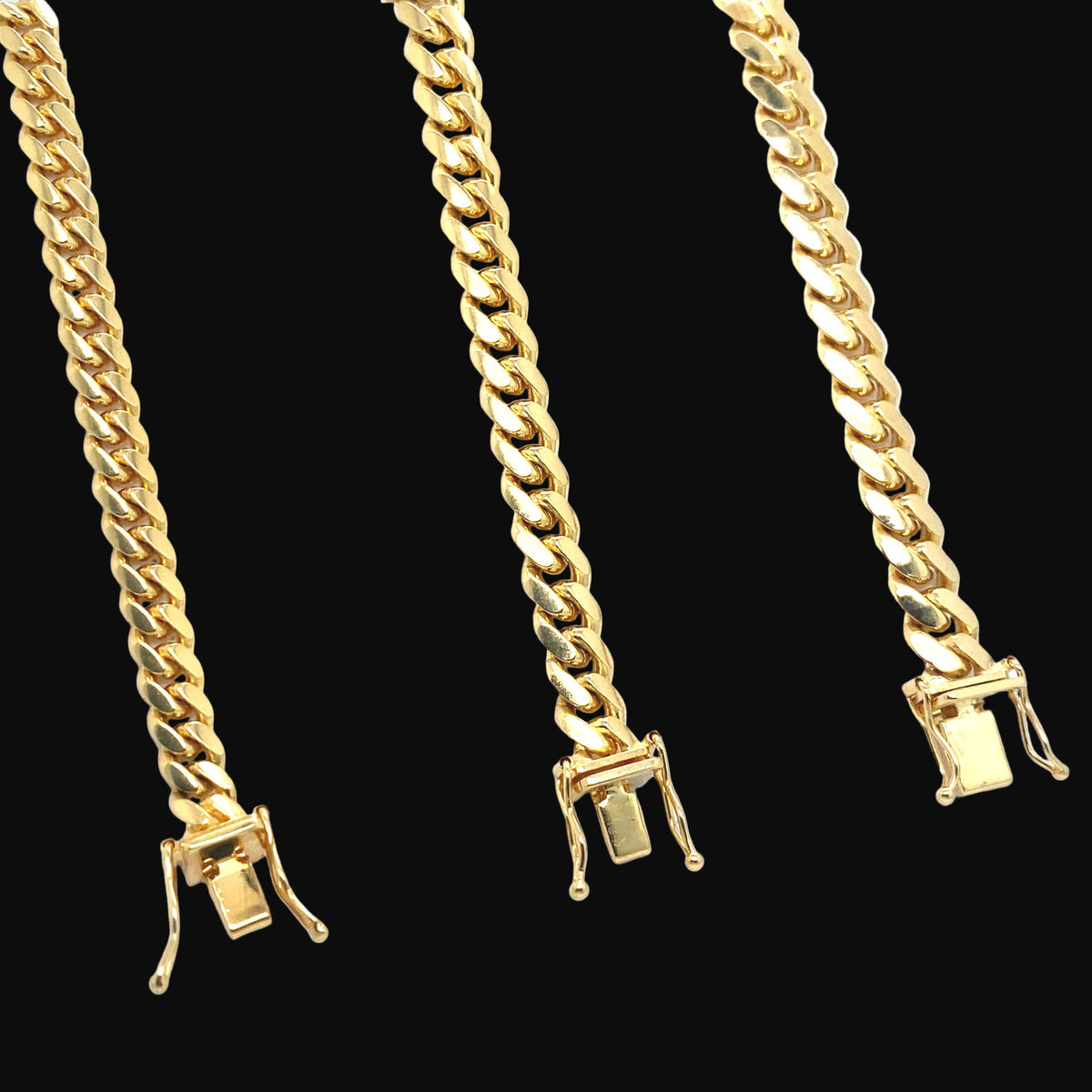 Solid Cuban Link Bracelets