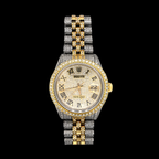 Diamond Rolex Datejust 36MM Two Tone
