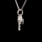 Diamond Key Pendant