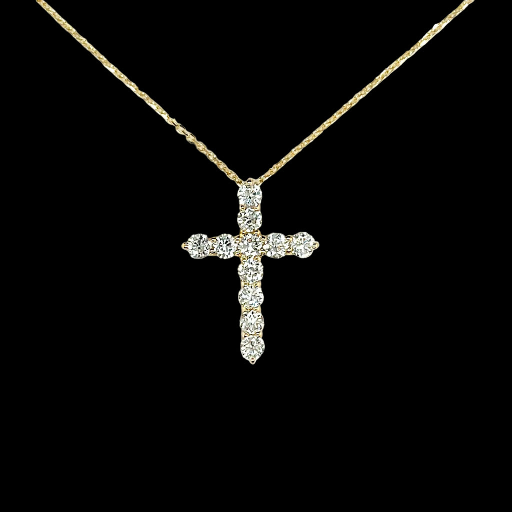 Ladies Diamond Cross Pendant