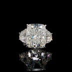 10CT Radiant Engagement Ring