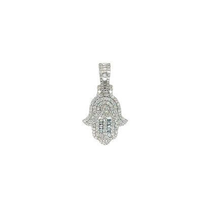 Extra Small Hamsa Diamond Pendant