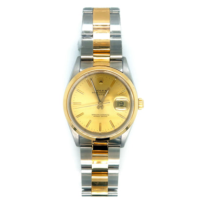 Rolex Oyster Perpetual 34MM Champagne Dial