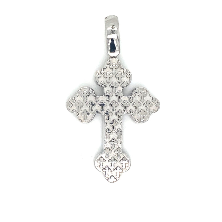 Diamond Small Medieval Cross Pendant