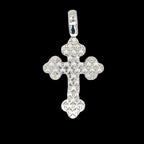Diamond Small Medieval Cross Pendant