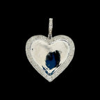Heart Diamond Photo Pendant