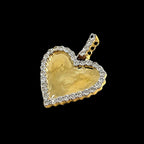 Single Row Diamond Photo Pendant