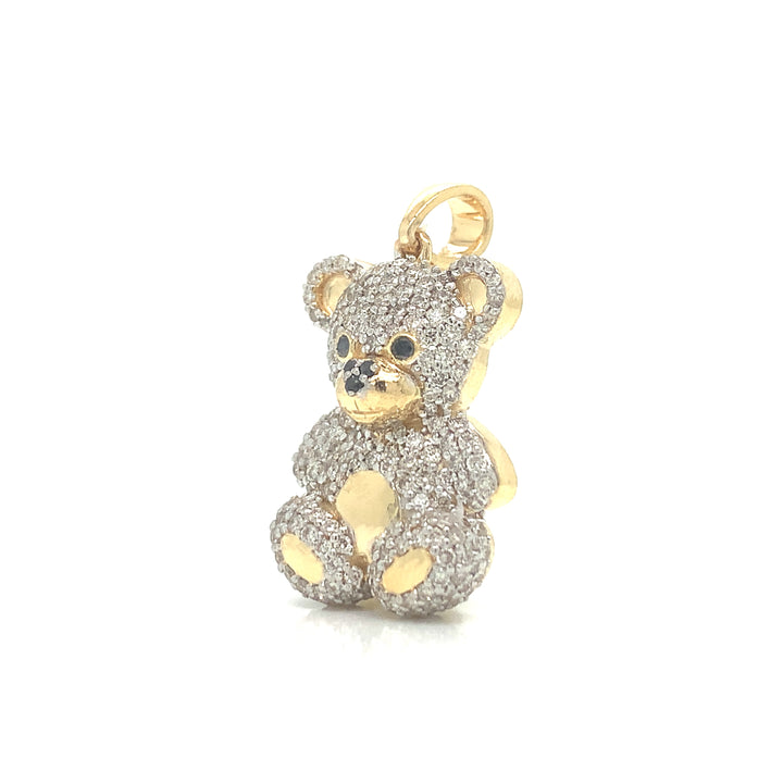 Diamond Plush Teddy Bear Pendant