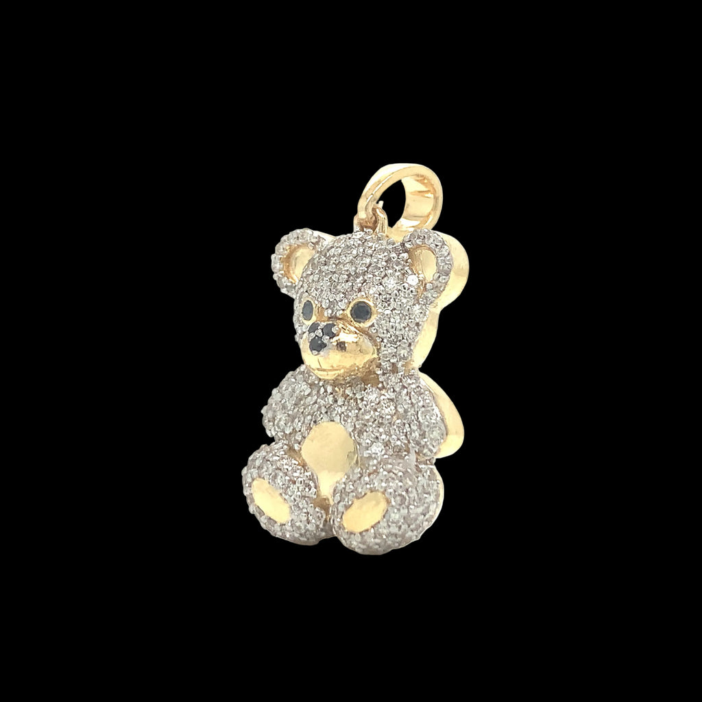 Diamond Plush Teddy Bear Pendant