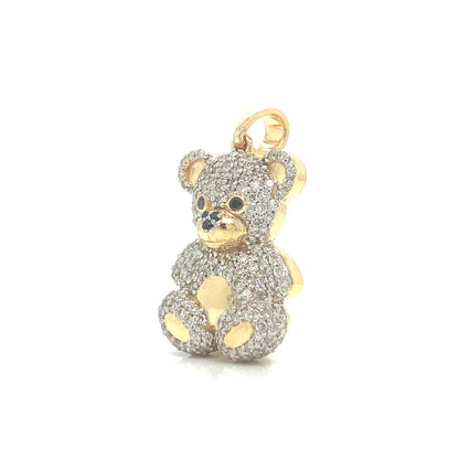 Diamond Plush Teddy Bear Pendant