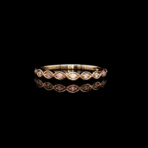 10K Yellow Gold and Diamond Ring