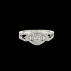 Ladies Evil Eye Diamond Ring