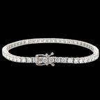 3.5mm Mens Diamond Tennis Bracelet 14k Gold