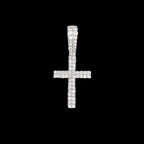 Diamond Micro Cross Pendant