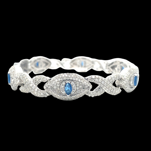Diamond Evil Eye Bracelet
