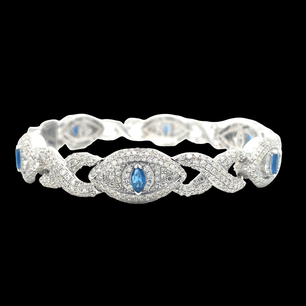 Diamond Evil Eye Bracelet