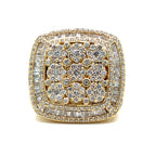 3 Carat Diamond Mens Championship Ring 14k Gold