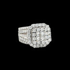 Cushion Princess Cut Diamond Ring