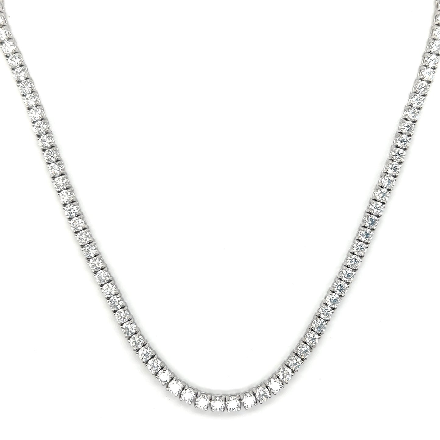11 Pointer Diamond Tennis Necklace