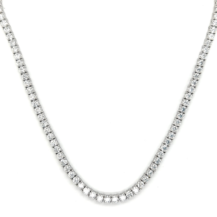 11 Pointer Diamond Tennis Necklace