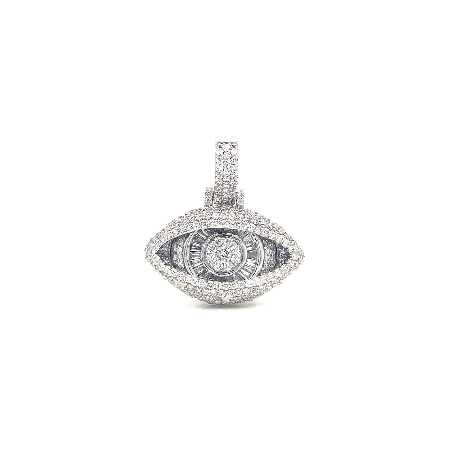 Diamond Evil Eye Pendant
