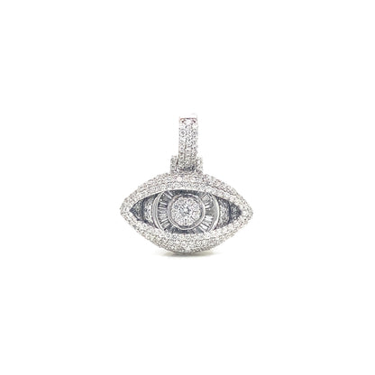 Diamond Evil Eye Pendant