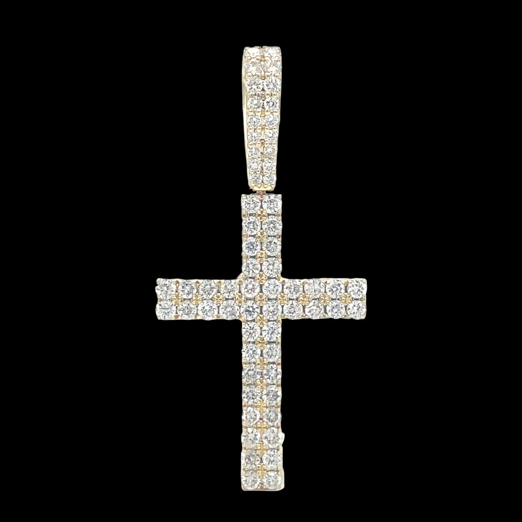 Classic Solid Gold & Diamond Cross