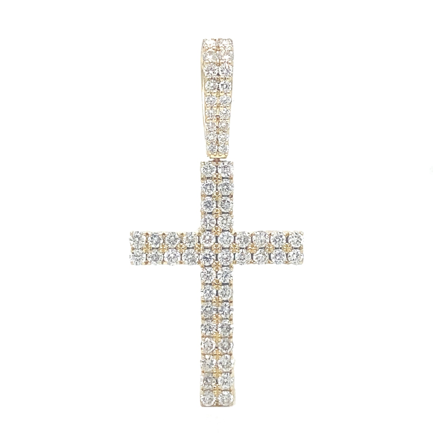 Classic Solid Gold & Diamond Cross