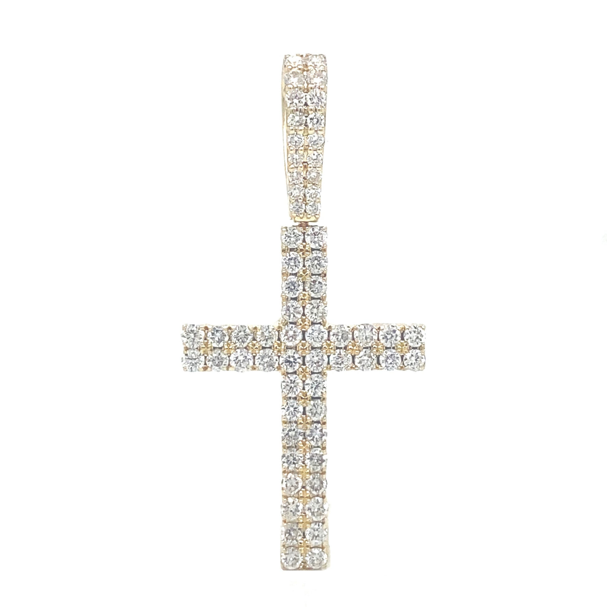 Classic Solid Gold & Diamond Cross