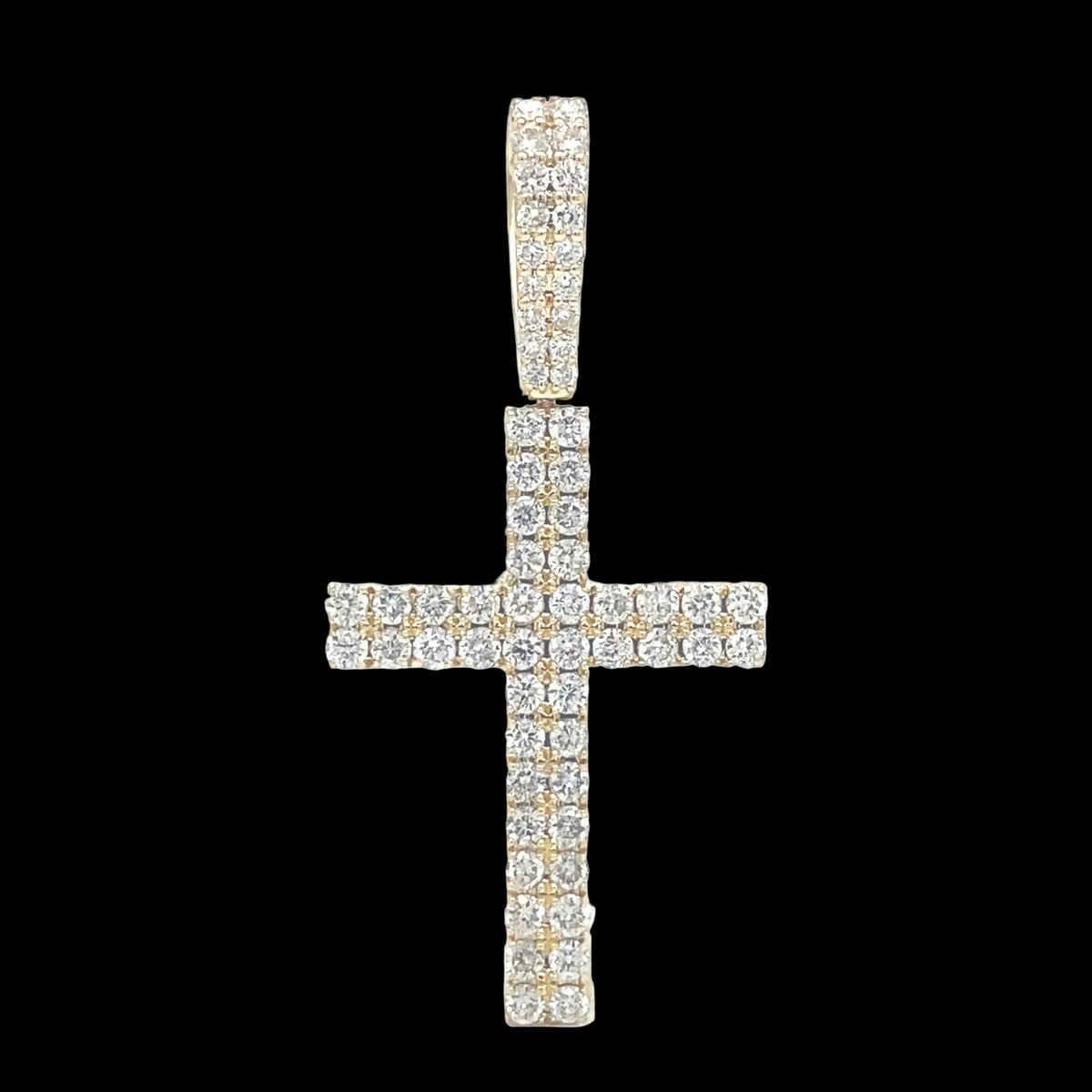 Classic Solid Gold & Diamond Cross