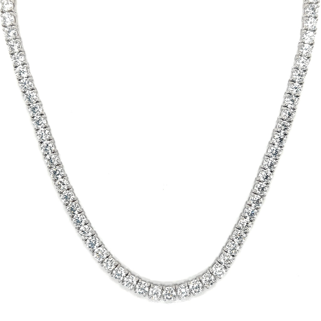 20 Pointer Diamond Tennis Necklace