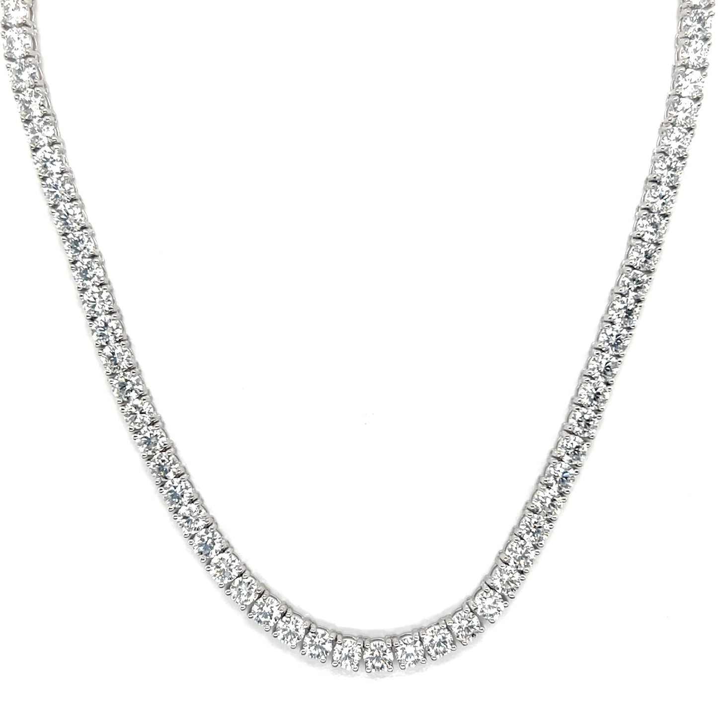 20 Pointer Diamond Tennis Necklace