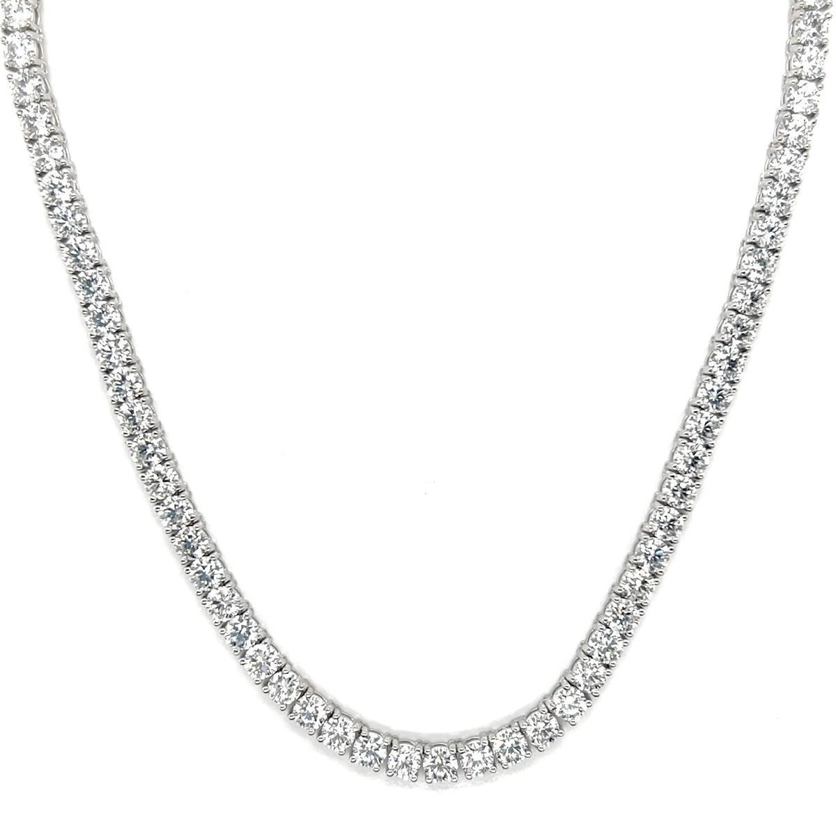20 Pointer Diamond Tennis Necklace