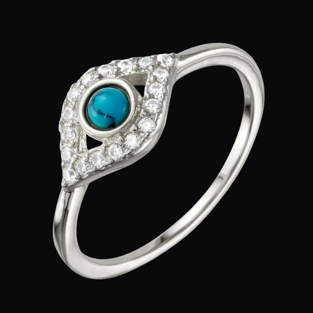 Silver Evil Eye Rig