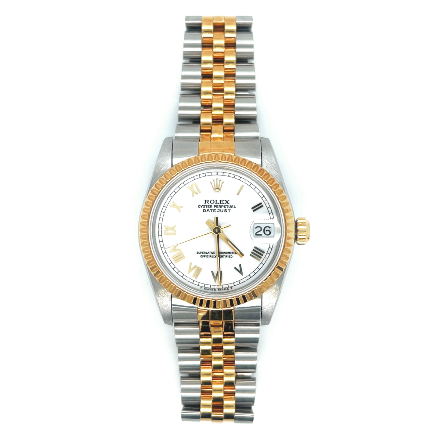 Rolex Datejust 31MM White Roman Dial