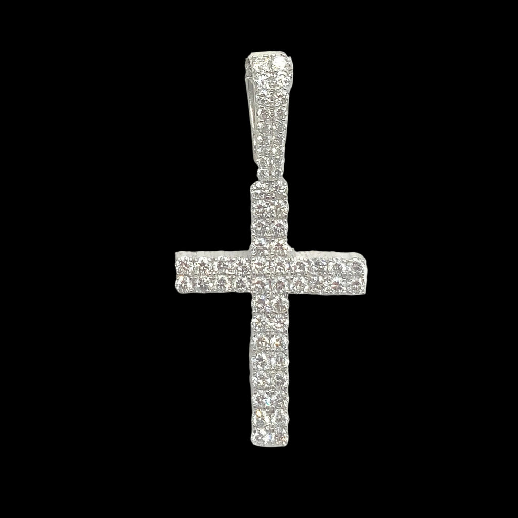 Classic Solid Gold & Diamond Cross