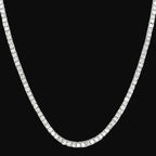 6 Pointer Diamond Tennis Necklace