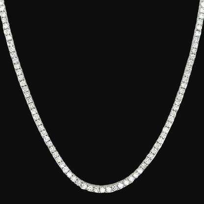 6 Pointer Diamond Tennis Necklace