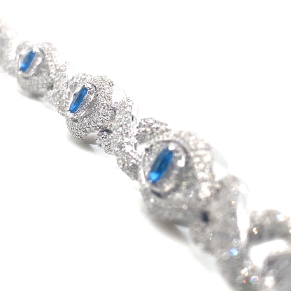 Diamond Evil Eye Bracelet