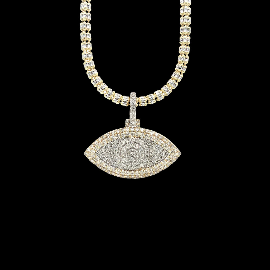 Evil Eye Diamond Pendant