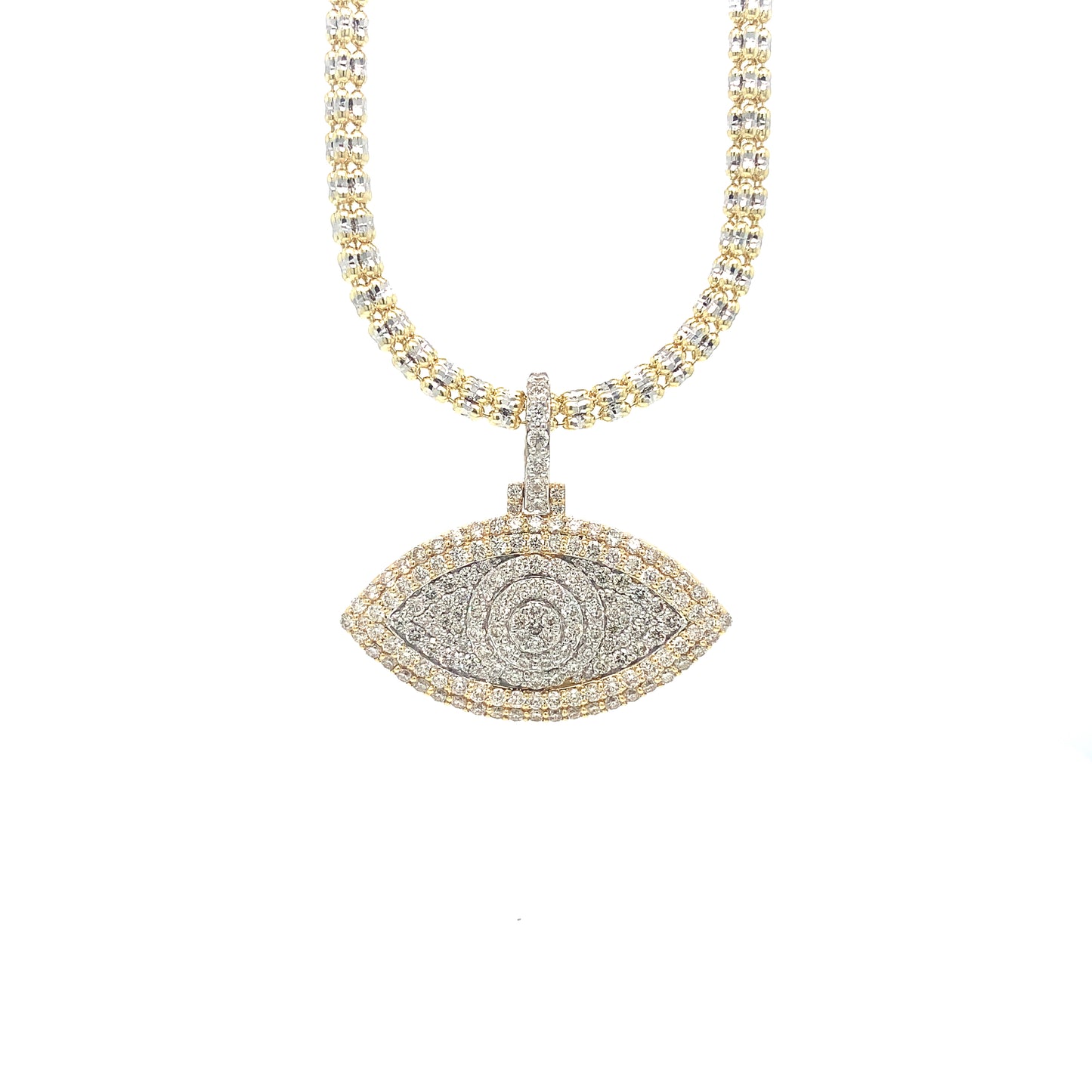 Evil Eye Diamond Pendant