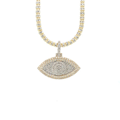 Evil Eye Diamond Pendant