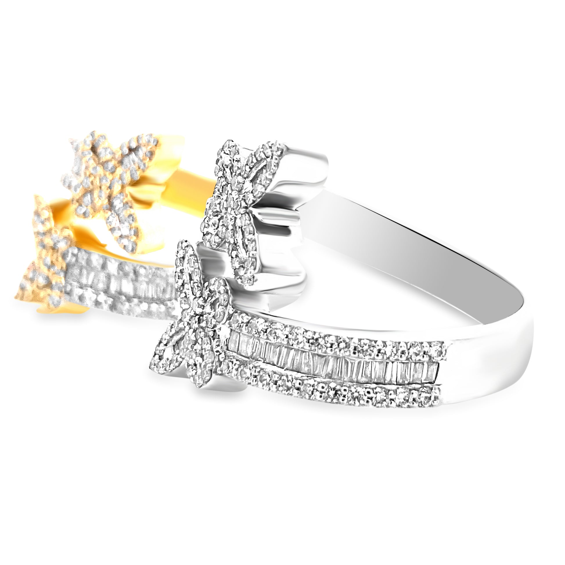 Diamond Butterfly Ring