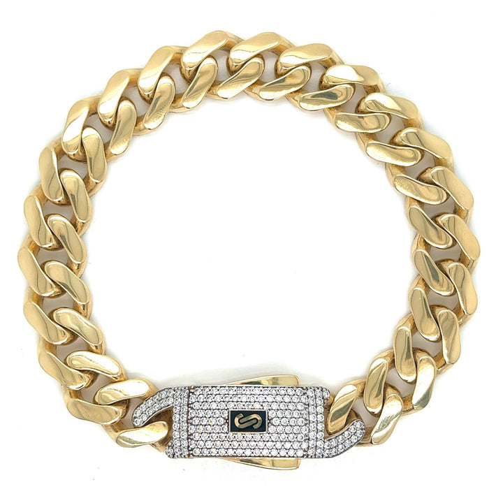 14KT Monaco Cuban Bracelets