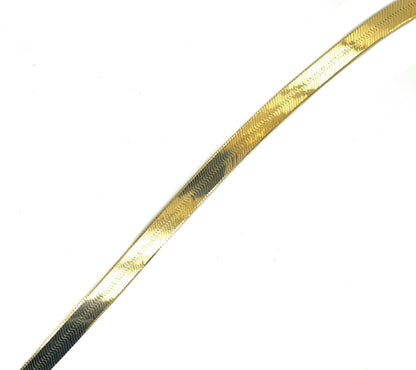 14k Gold Herringbone Necklace