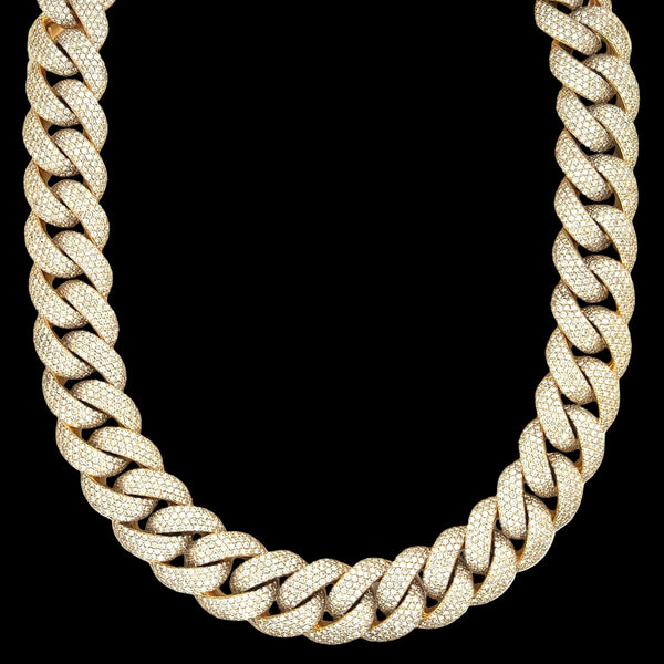 15MM Diamond Cuban Chain