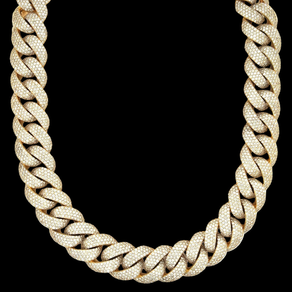 15MM Diamond Cuban Chain