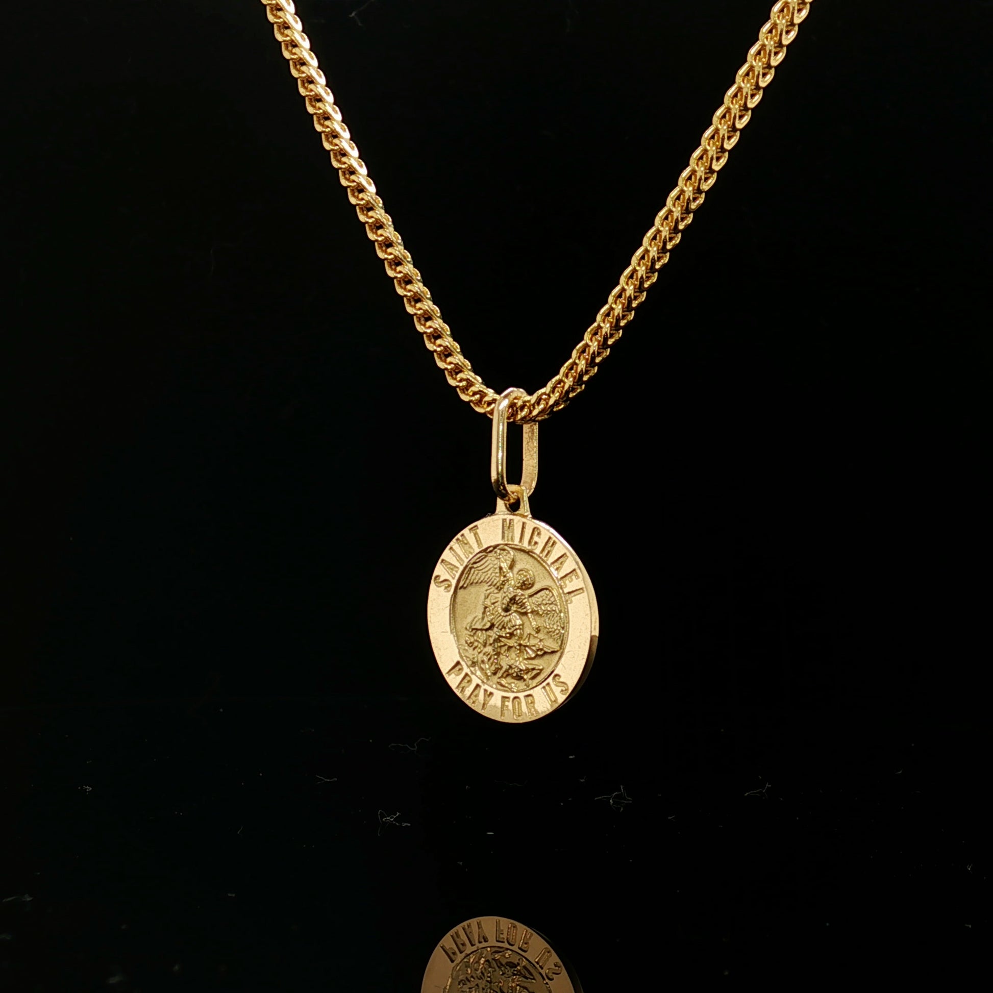 Saint Michael Medallion Chain Set