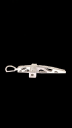 Diamond Pave Cross Pendant in 14K